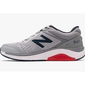 New Balance Men's 847 V4 Walking Shoe, Silver Mink/Gunmetal, 11.5